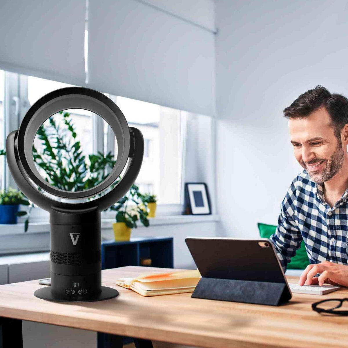 Vortex Air™ Halo Desk Fan
