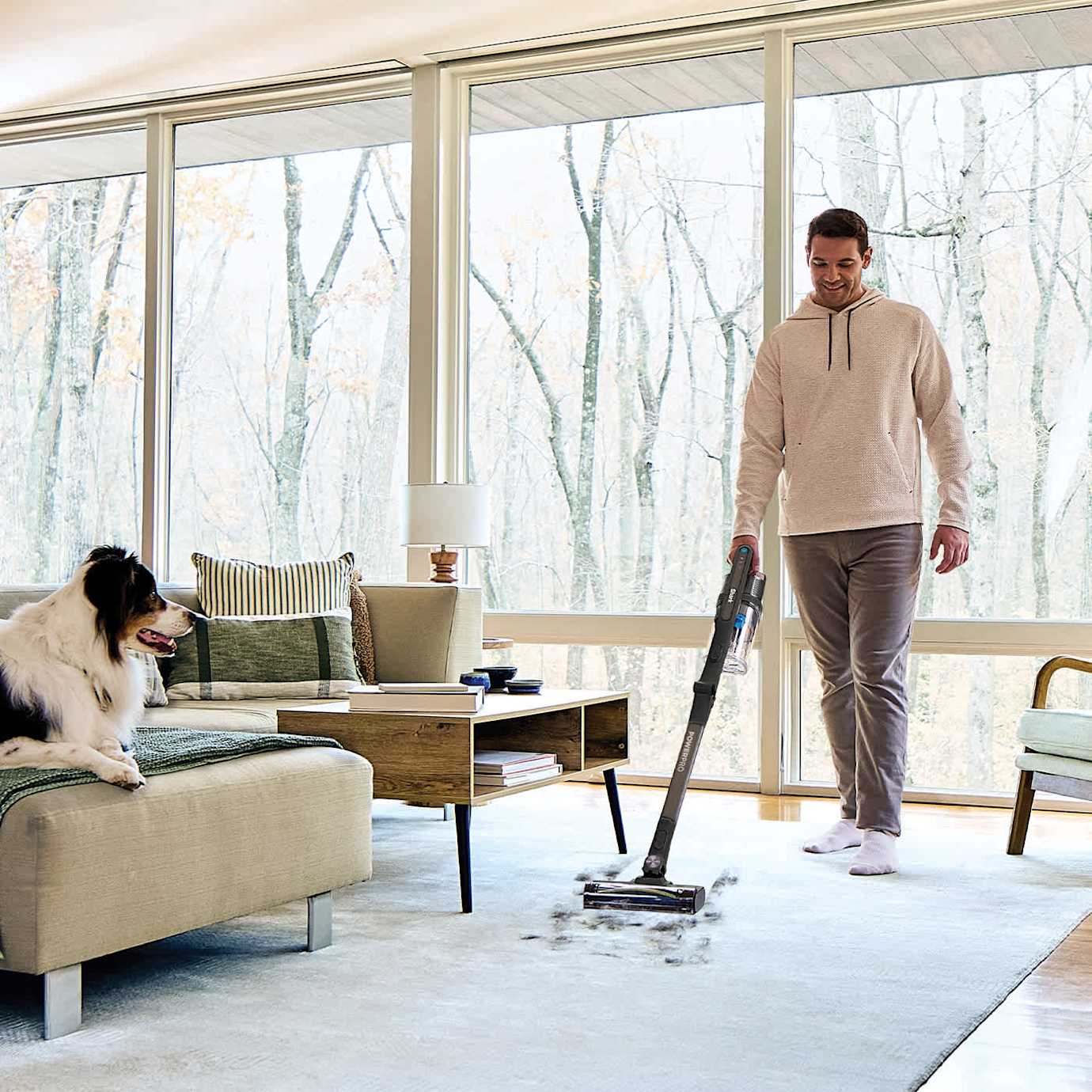 Shark PowerPro Pet Cordless Stick Vacuum, with Anti Hair Wrap & Floor Detect IZ380UKFDB