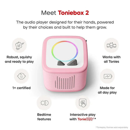 Toniebox 2 Starter Set With Creative Tonie- Cloud Pink